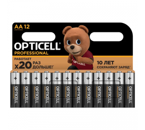 Элемент питания(батарейка) OPTICELL PROFESSIONAL AA 12шт_