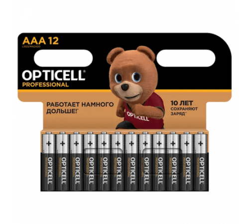 Элемент питания(батарейка) OPTICELL PROFESSIONAL AAA 12шт