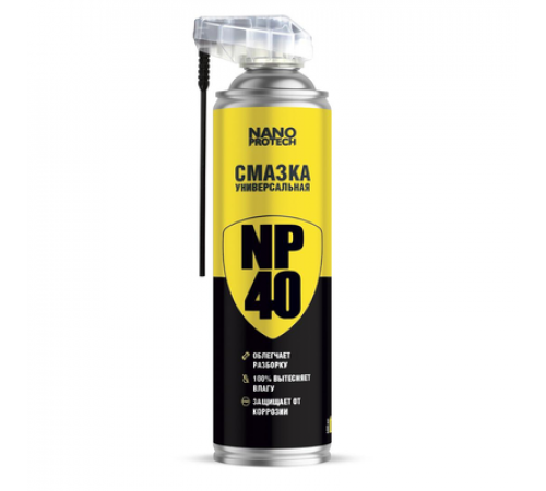Смазка универсальная NP 40 NANOPROTECH, аэрозоль 400 мл ЧЗ