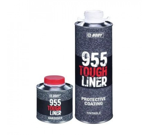 Защитное покрытие 955 TOUGH LINER  черный 0,6л+0,2л BODY