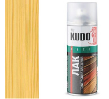 Лак тонирующий KUDO Сосна, для дерева, акриловый, аэрозоль, 520 мл
