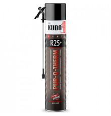 Теплоизоляция напыляемая пенополиуретановая бесшовная KUDO PUR-O-THERM R25+, 1000 мл ~