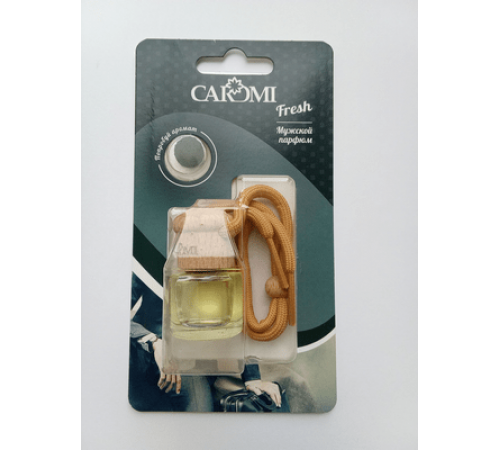 Ароматизатор CAROMI Fresh бутылочка с дер.крышкой Мужской парфюм 5мл