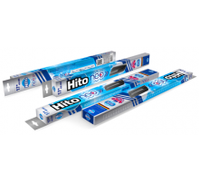 Щетка стеклоочистителя HITO NEO бескаркасная 700мм (28") адаптер "штырь" и "крючок"_