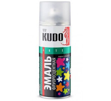 Краска флуоресцентная лимонно-желт 520мл. KUDO аэрозоль 520мл