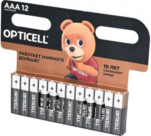 Элемент питания(батарейка) OPTICELL Basic AAA 12шт