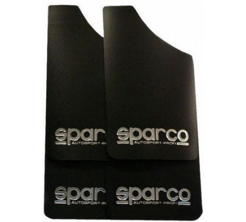 Брызговики SPARCO Малые черные ( к-т 4шт)