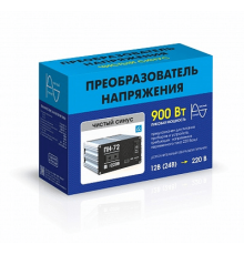 Преобразователь напряжения Вымпел ПН-74 (24-220В, чистый синус, 900 Вт) + выход под USB