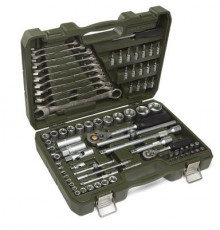 Набор головок 82предм 1/4",1/2" с комбинированными ключами ДТ