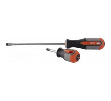 Отвертка шлицевая SL4x100 мм ROUND GRIP / OMBRA
