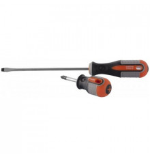 Отвертка шлицевая SL4x100 мм ROUND GRIP / OMBRA