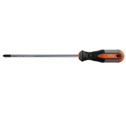 Отвертка крестовая PH2x150 мм ROUND GRIP / OMBRA