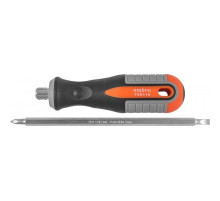 Отвертка комб. двусторонняя ROUND GRIP, РН1,SL5x150 мм / OMBRA
