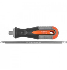 Отвертка комб. двусторонняя ROUND GRIP, РН1,SL5x150 мм / OMBRA