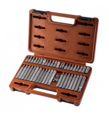 Набор вставок-бит и переходников 3/8", 1/2"DR, 42 предмета / OMBRA