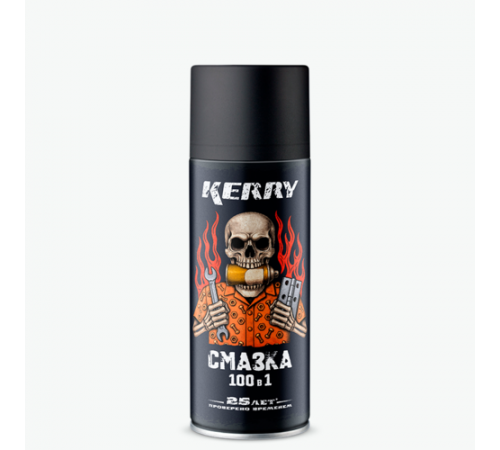 Жидкий ключ (Cмазка 100в1) 520 мл аэрозоль KERRY GARAGE CREW ЧЗ