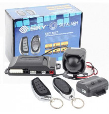 Сигнализация SKY M17 1-way/СИРЕНА/метал брелки/осн блок-компакт
