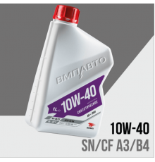 Масло моторное 3-SN 10w40 (A3/B4, SN/CF)канистра 1л. ВМП АВТО ЧЗ