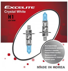 Лампы H1 12V 55W P14,5s Crystal White Excelite к-т Ю.Корея