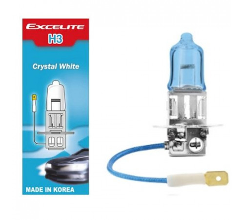 Лампа H3 12V 55W PK22s Crystal White Excelite  Ю.Корея