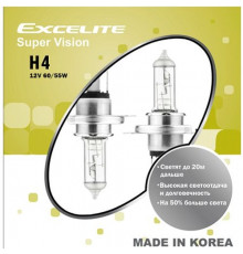 Лампы H4 12V 60/55W P43t Super Vision Excelite к-т Ю.Корея