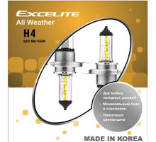 Лампы H4 12V 60/55W P43t All Weather Excelite к-т Ю.Корея