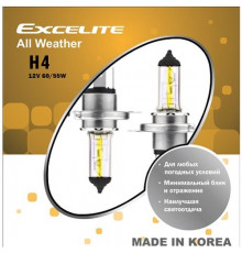 Лампы H4 12V 60/55W P43t All Weather Excelite к-т Ю.Корея