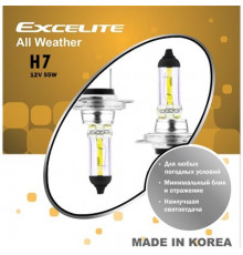 Лампы H7 12V 55W PX26d All Weather Excelite к-т Ю.Корея