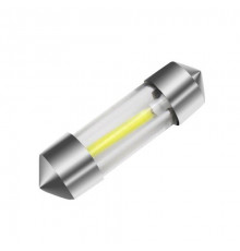 Светодиод C5W 24V SV8.5-36 (1COB,белый,с трубкой) "ДИАЛУЧ"