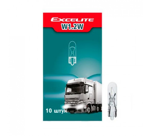 Лампа W1.2W 24V 1.2W W2x4,6d Standard Excelite Ю.Корея
