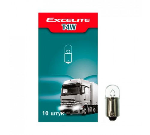 Лампа T4W 24V 4W BA9s Standard Excelite Ю.Корея