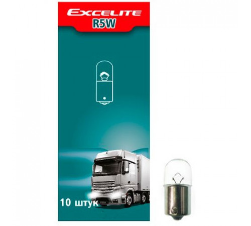 Лампа R5W 24V 5W BA15s Standard Excelite Ю.Корея