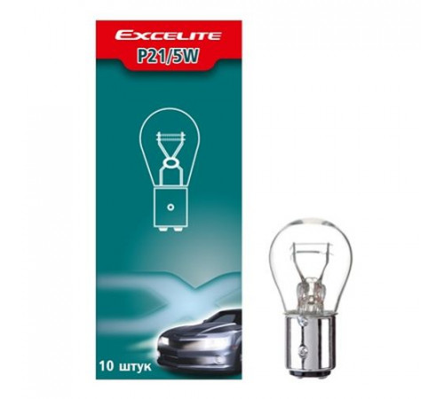 Лампа P21/5W 12V 21/5W BAY15d Standard Excelite Ю.Корея