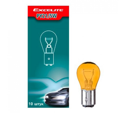Лампа PY21/5W 12V 21/5W BAY15d Standard Excelite Ю.Корея