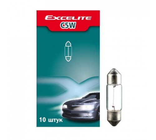 Лампа C10x35(C5W) 12V 5W SV8,5-8 Standard Excelite Ю.Корея