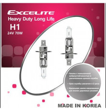 Лампы H1 HD 24V 70W P14,5s Long Life Excelite к-т Ю.Корея