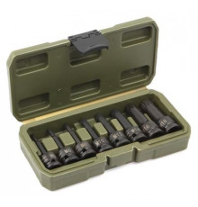 Набор бит-головок ударных 1/2'' Spline, 8 шт. (М5 - М18) ДТ