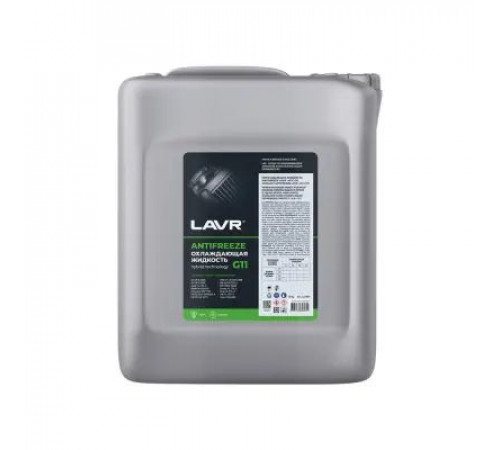 Антифриз G11 готовый к применению LAVR 10 кг зеленый ЧЗ
