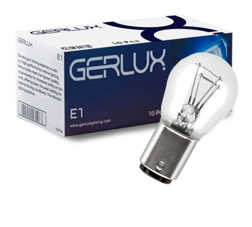 Лампа P21/5W 12V BAY15d GERLUX ИндияP380