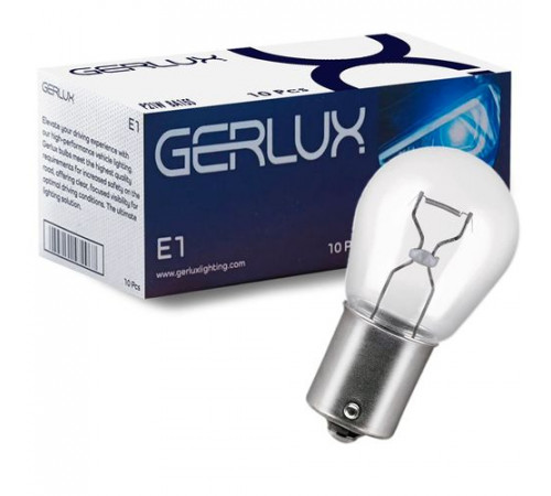 Лампа P21W 12V BAU15s GERLUX ИндияP581