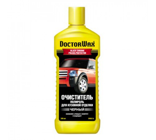 Полироль-очиститель для декор.кузовной отделки черного цвета DoctorWax 300 мл ~