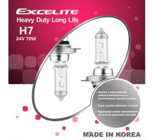Лампы H7 HD 24V 70W PX26d Long Life Excelite к-т Ю.Корея