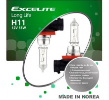 Лампы H11 12V 55W PGJ19-2 Long Life Excelite к-т Ю.Корея