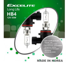 Лампы HB4(9006) 12V 55W P22d Long Life Excelite к-т Ю.Корея