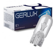 Лампа W5W 12V W2.1*9.5D 10mm GERLUX ИндияP501