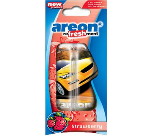 Ароматизатор AREON REFRESHMENT LIQUID Strawberry (Клубника) 8мл~
