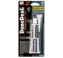 Герметик DoneDeal черный 42,5г "ОЕМ" термостойкий силиконовый формирователь прокладок ~