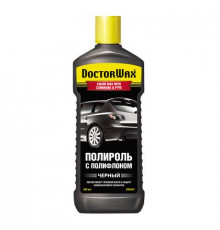 Полироль кузова цветной с полифлоном. Черный DoctorWax 300 мл