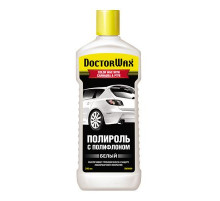 Полироль кузова цветной с полифлоном. Белый DoctorWax 300 мл