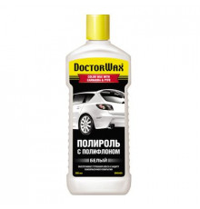 Полироль кузова цветной с полифлоном. Белый DoctorWax 300 мл